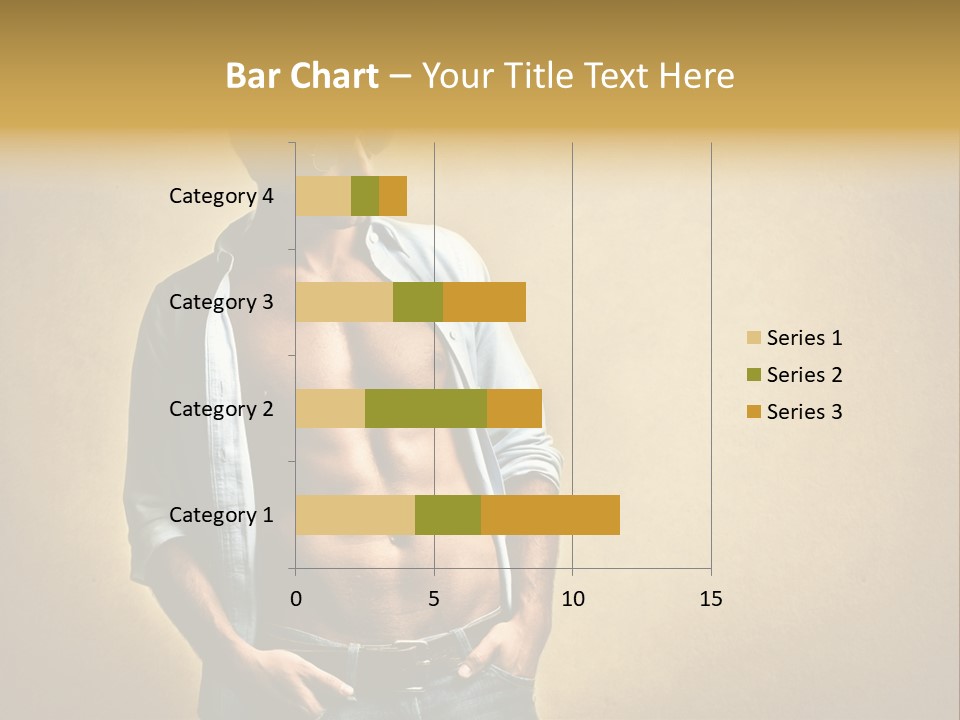 Texture Male Boy PowerPoint Template