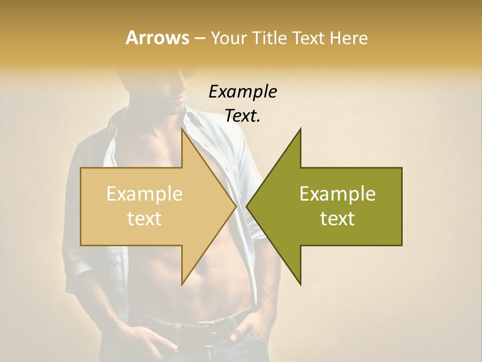 Texture Male Boy PowerPoint Template