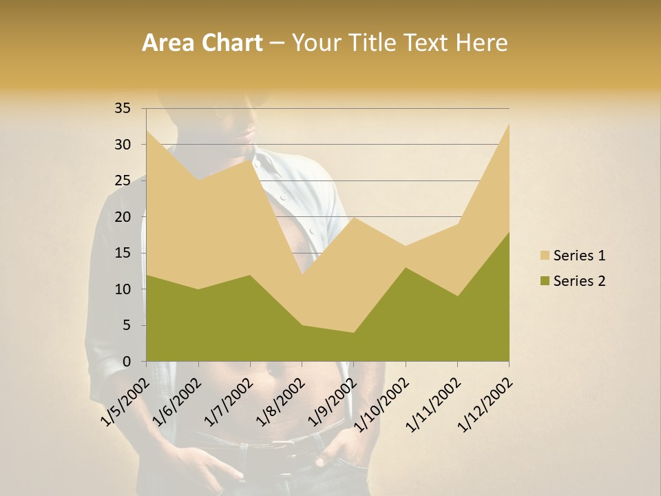 Texture Male Boy PowerPoint Template
