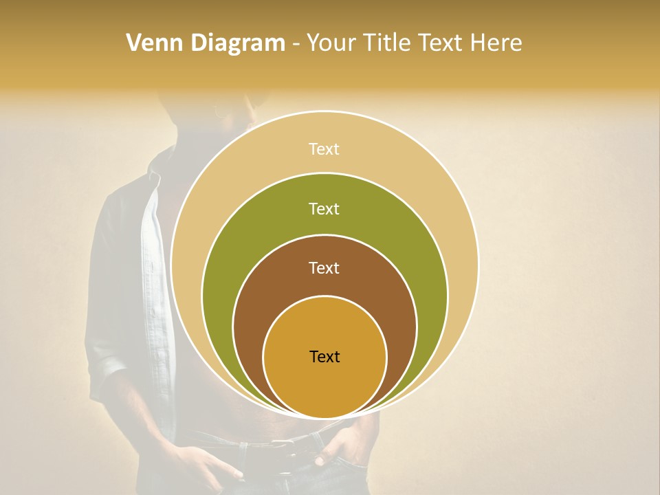 Texture Male Boy PowerPoint Template