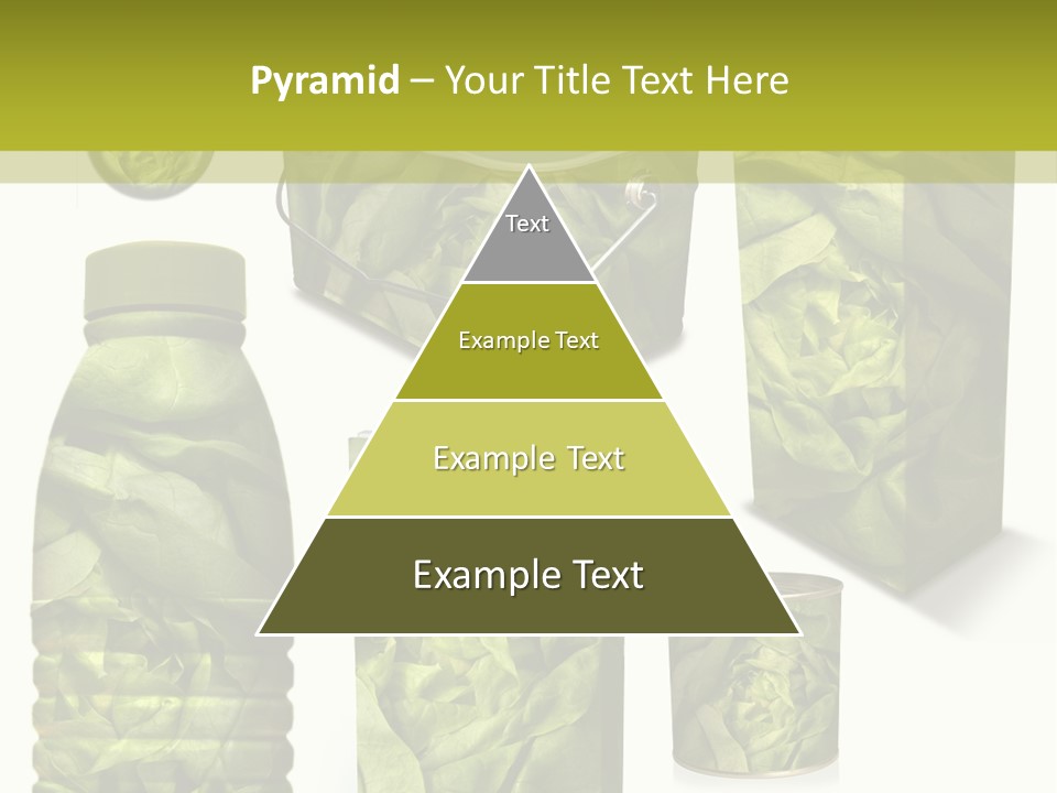 Vert Collection Conditionnement PowerPoint Template