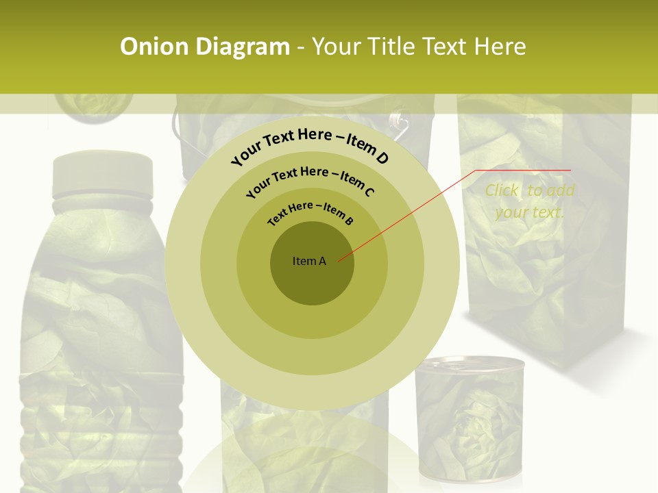 Vert Collection Conditionnement PowerPoint Template