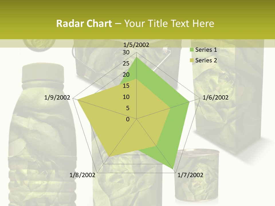 Vert Collection Conditionnement PowerPoint Template