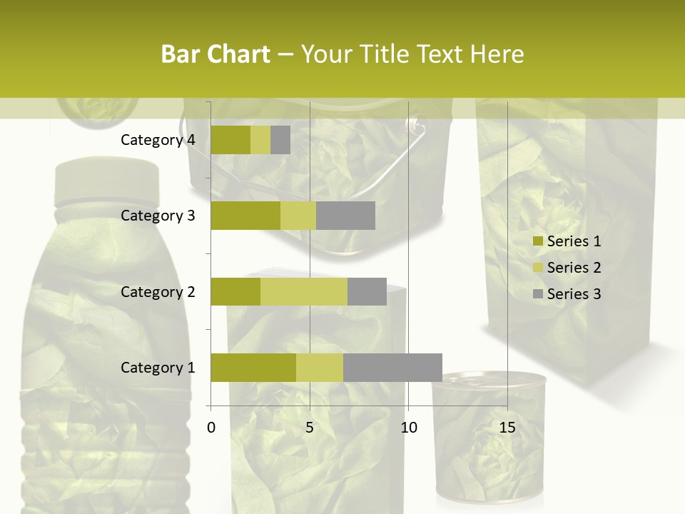 Vert Collection Conditionnement PowerPoint Template