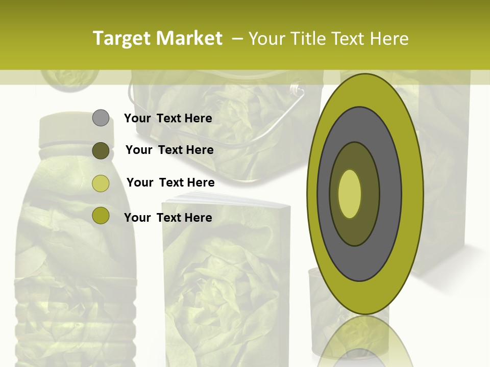 Vert Collection Conditionnement PowerPoint Template