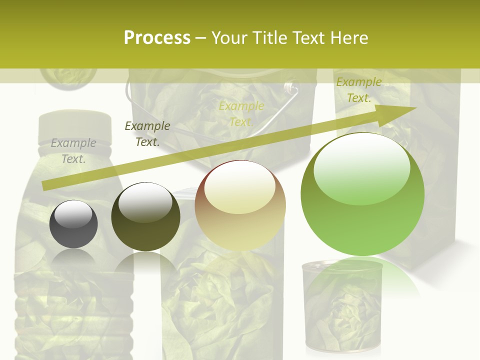 Vert Collection Conditionnement PowerPoint Template