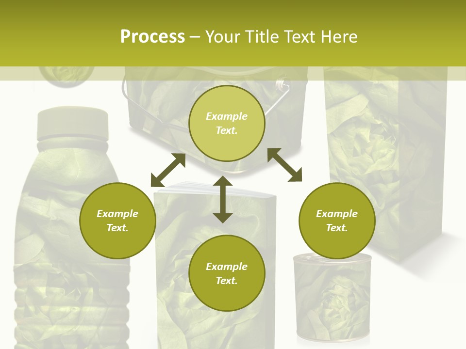 Vert Collection Conditionnement PowerPoint Template