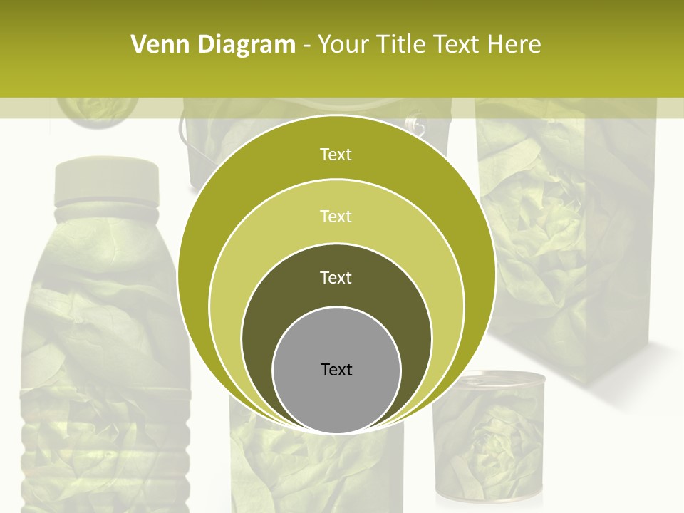Vert Collection Conditionnement PowerPoint Template