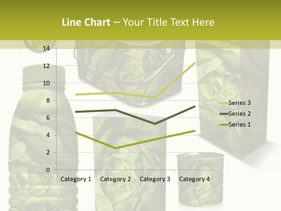 Vert Collection Conditionnement PowerPoint Template