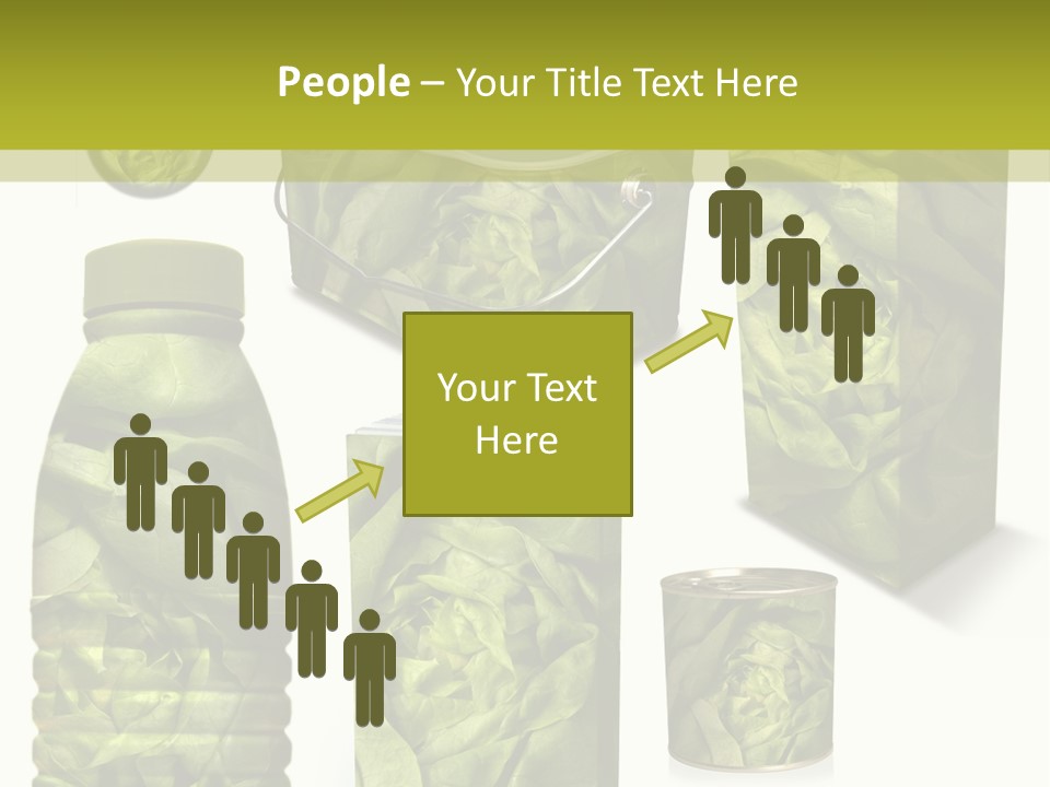Vert Collection Conditionnement PowerPoint Template