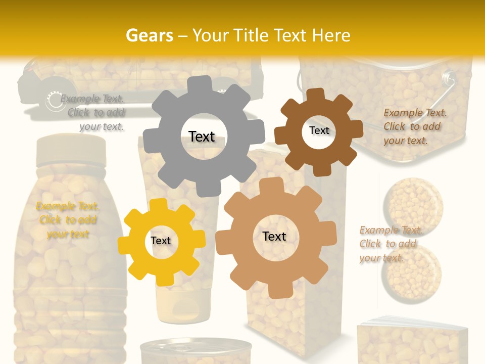 Boite De Conserve Collection Ingr PowerPoint Template