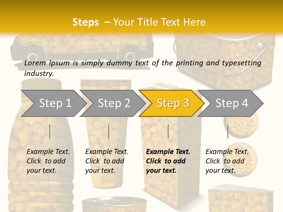 Boite De Conserve Collection Ingr PowerPoint Template
