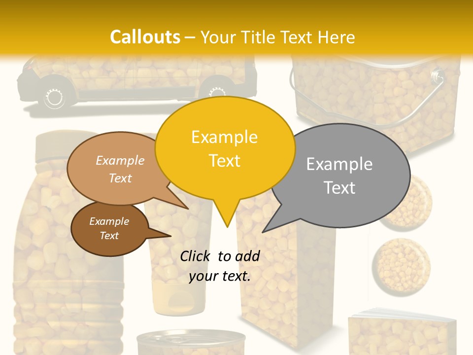Boite De Conserve Collection Ingr PowerPoint Template
