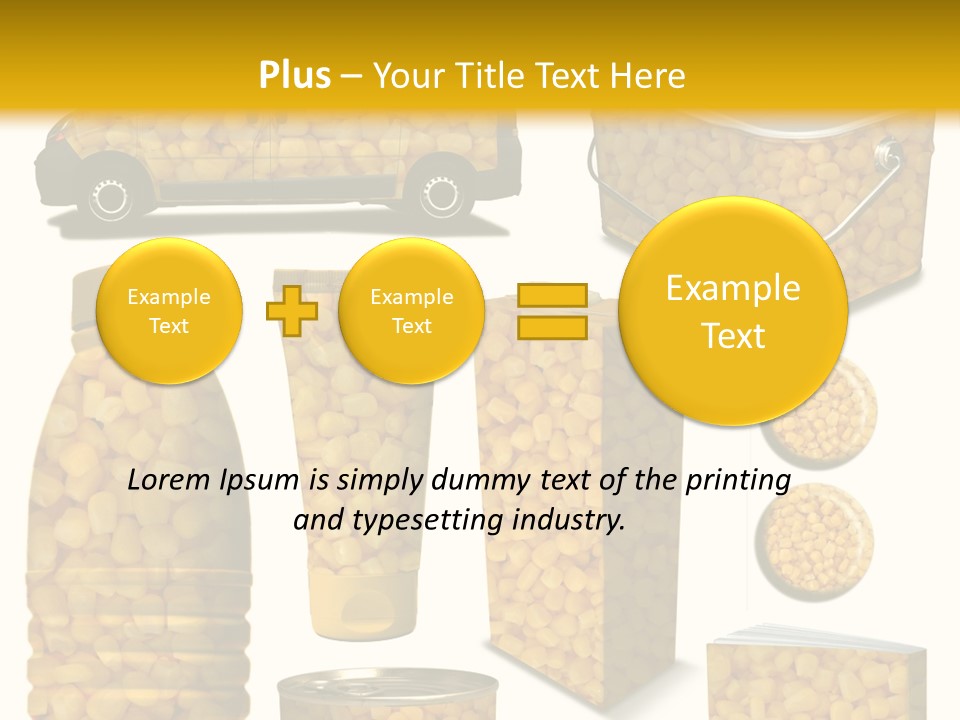 Boite De Conserve Collection Ingr PowerPoint Template