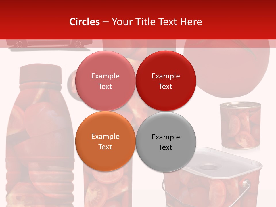 Objet Bouteille Agriculture PowerPoint Template