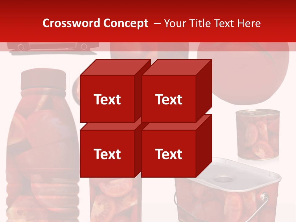 Objet Bouteille Agriculture PowerPoint Template