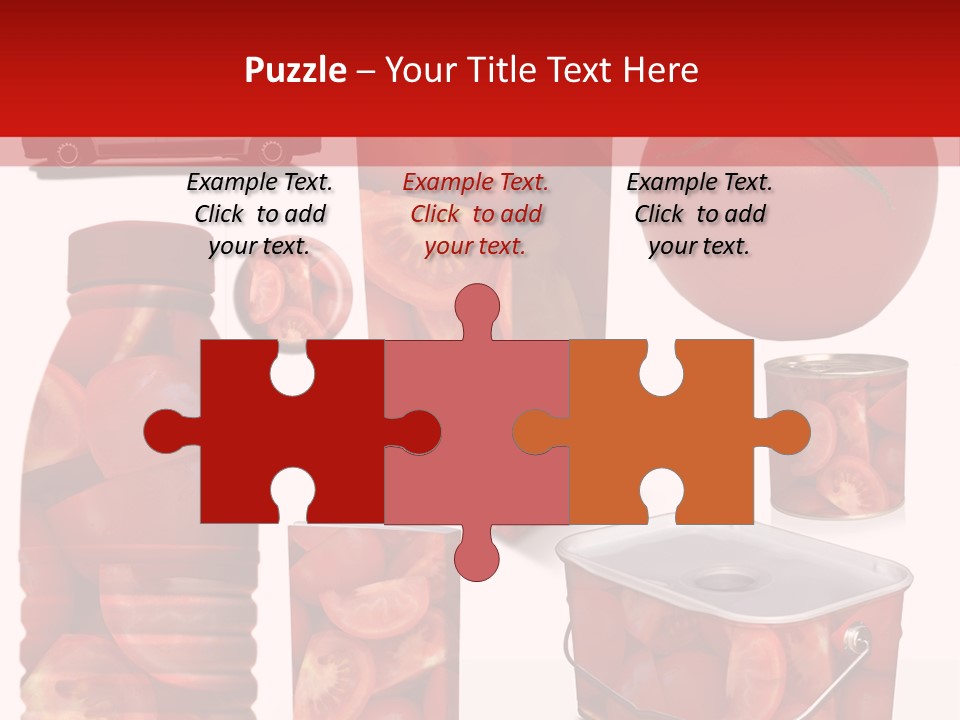 Objet Bouteille Agriculture PowerPoint Template