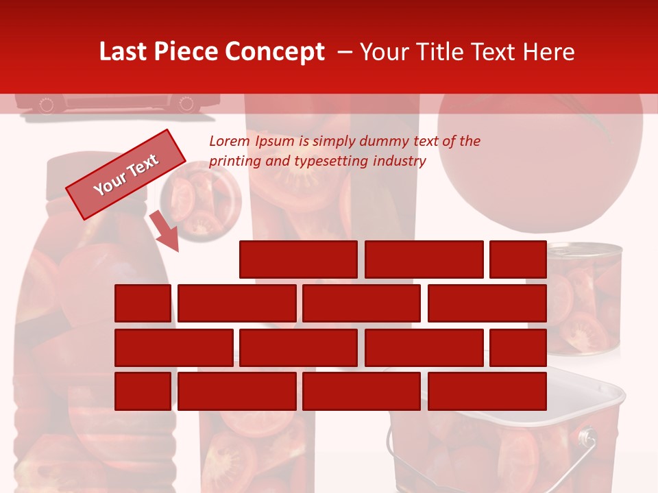 Objet Bouteille Agriculture PowerPoint Template