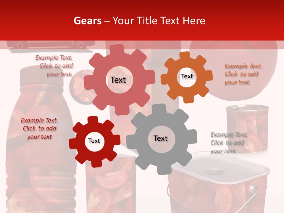 Objet Bouteille Agriculture PowerPoint Template