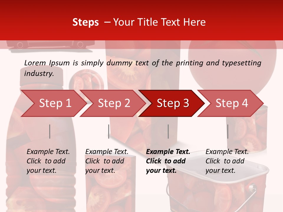 Objet Bouteille Agriculture PowerPoint Template