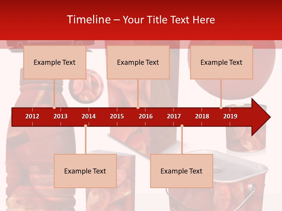 Objet Bouteille Agriculture PowerPoint Template