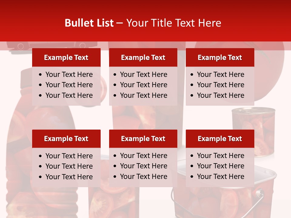 Objet Bouteille Agriculture PowerPoint Template