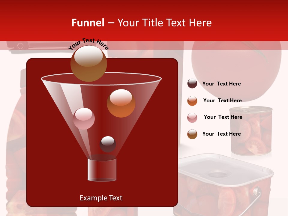Objet Bouteille Agriculture PowerPoint Template