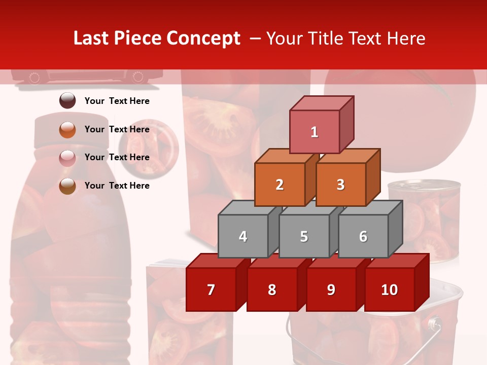 Objet Bouteille Agriculture PowerPoint Template