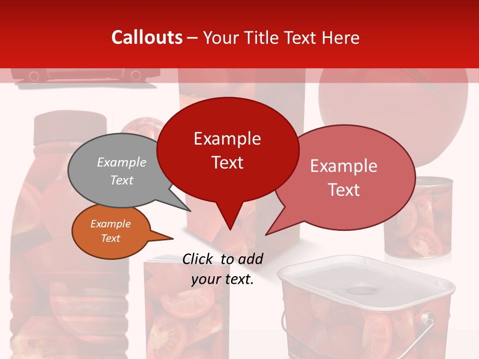 Objet Bouteille Agriculture PowerPoint Template