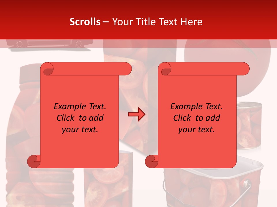 Objet Bouteille Agriculture PowerPoint Template