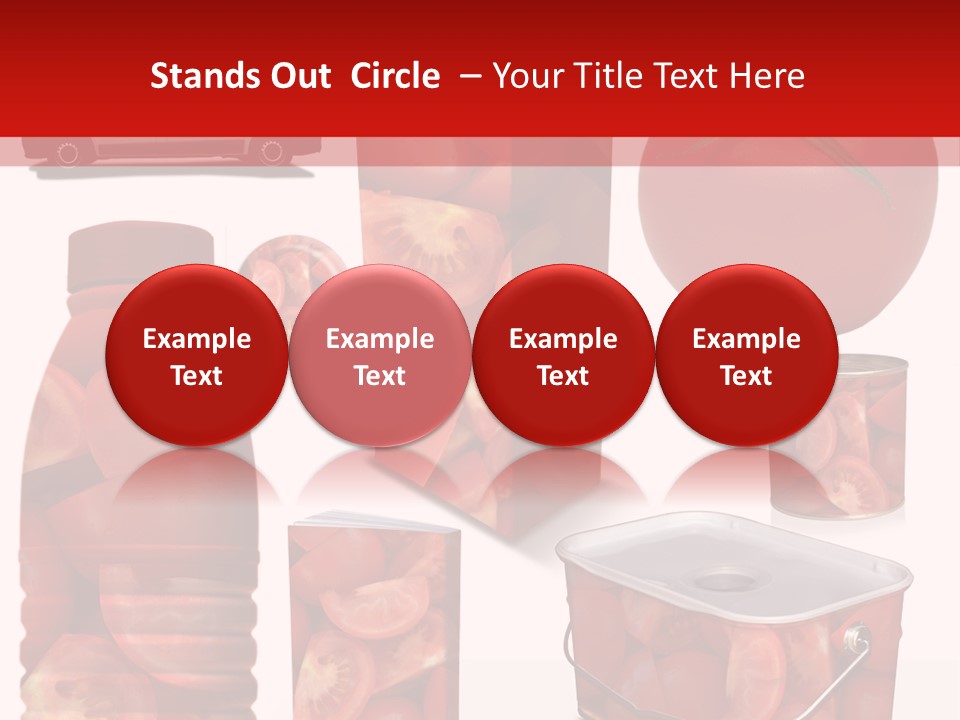 Objet Bouteille Agriculture PowerPoint Template