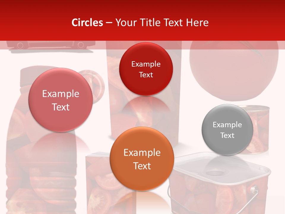 Objet Bouteille Agriculture PowerPoint Template