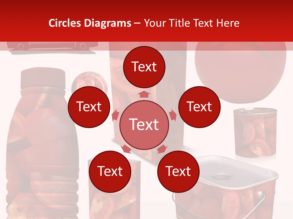 Objet Bouteille Agriculture PowerPoint Template