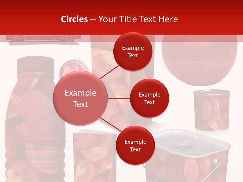 Objet Bouteille Agriculture PowerPoint Template