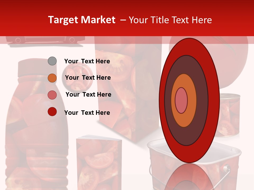 Objet Bouteille Agriculture PowerPoint Template