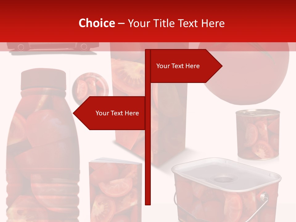 Objet Bouteille Agriculture PowerPoint Template