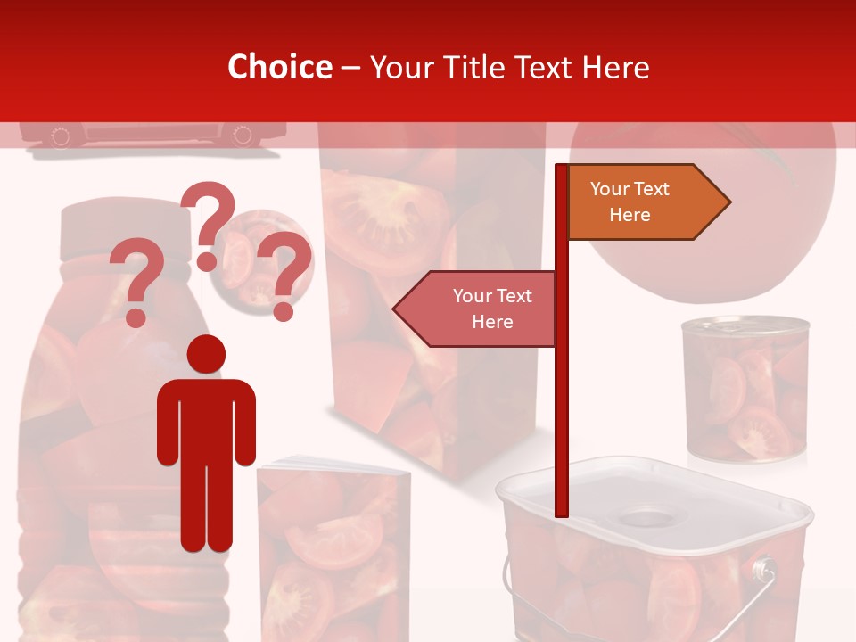 Objet Bouteille Agriculture PowerPoint Template