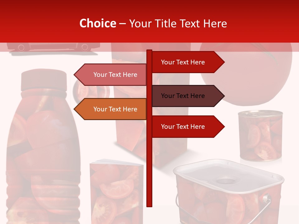 Objet Bouteille Agriculture PowerPoint Template