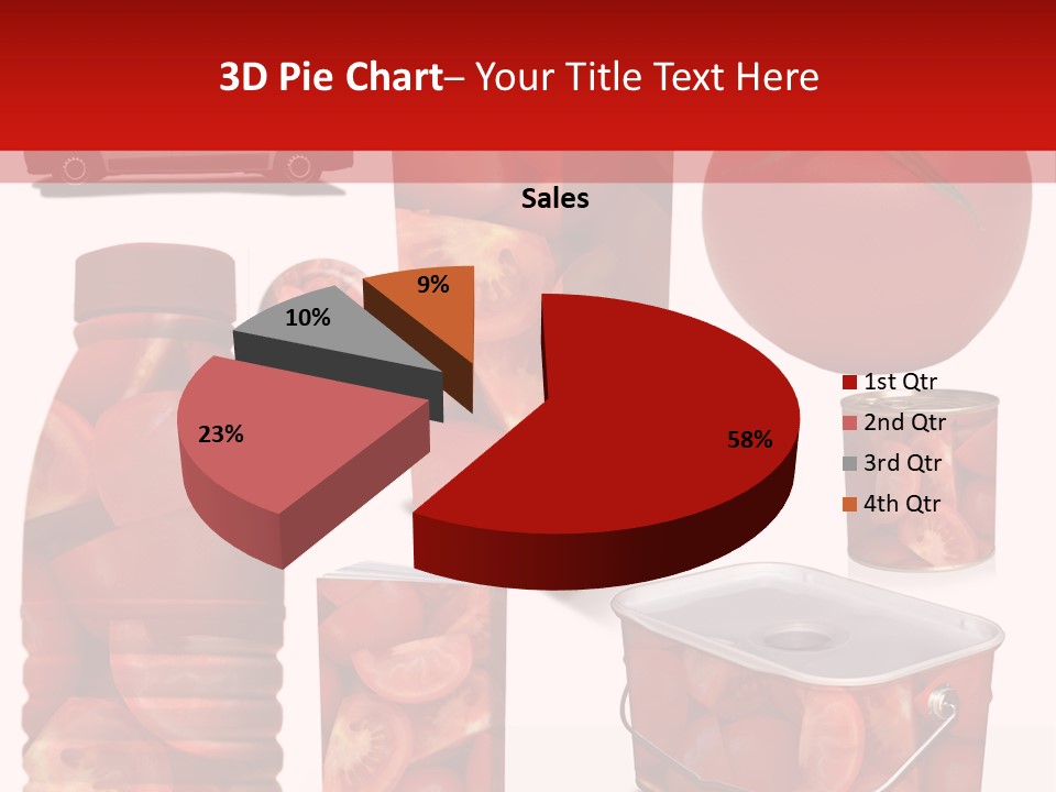 Objet Bouteille Agriculture PowerPoint Template
