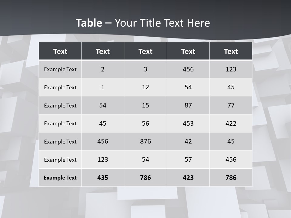 Analyse Mathematique Forme PowerPoint Template