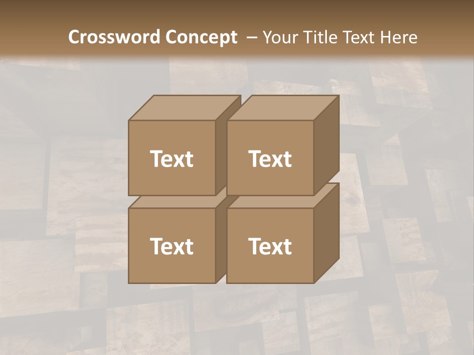 Construction Brut Automatique PowerPoint Template