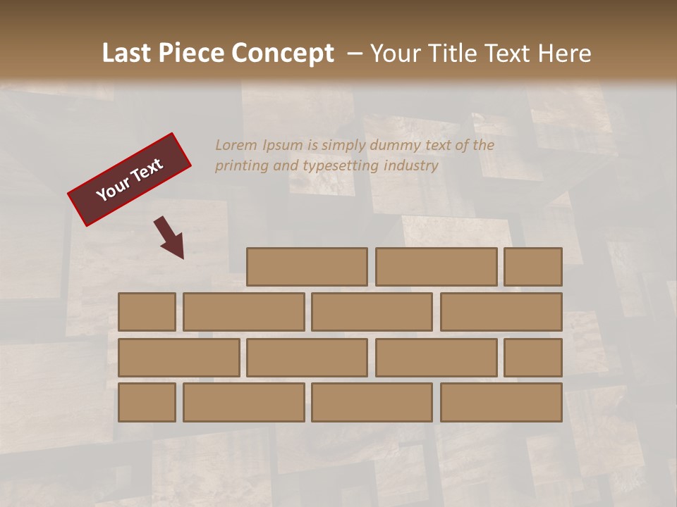 Construction Brut Automatique PowerPoint Template