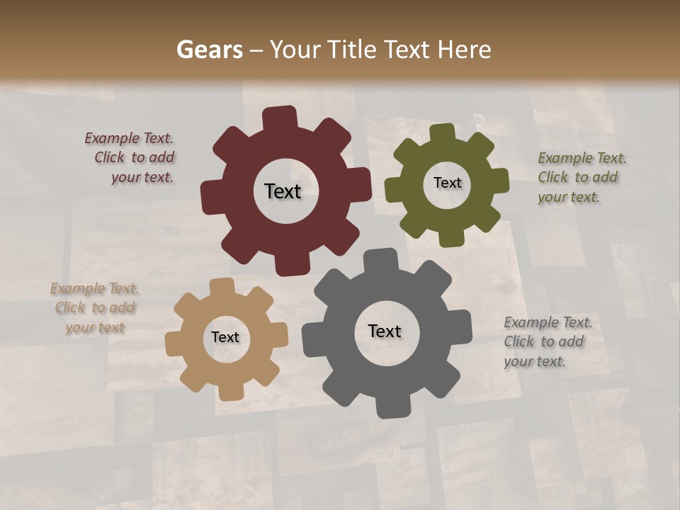 Construction Brut Automatique PowerPoint Template