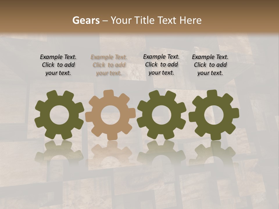 Construction Brut Automatique PowerPoint Template