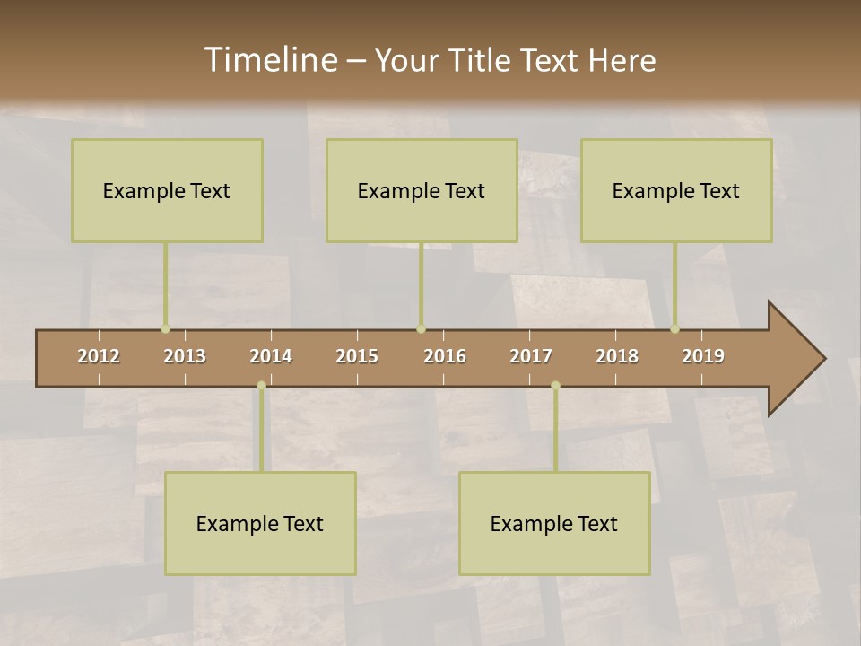 Construction Brut Automatique PowerPoint Template