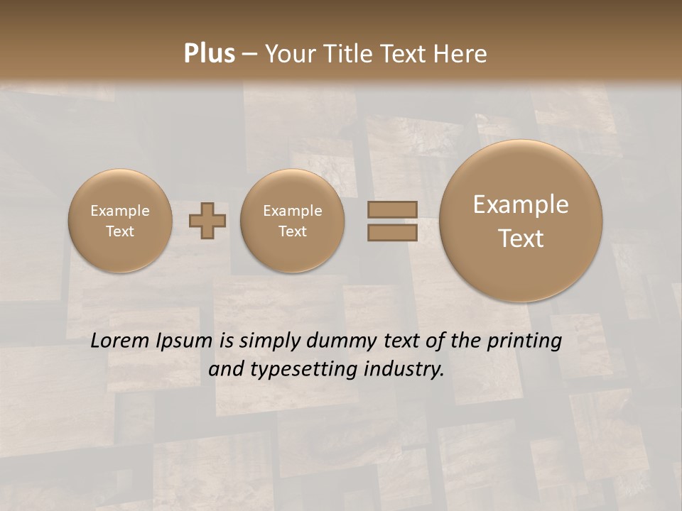 Construction Brut Automatique PowerPoint Template