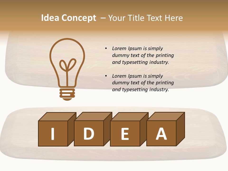 New Plank Item PowerPoint Template