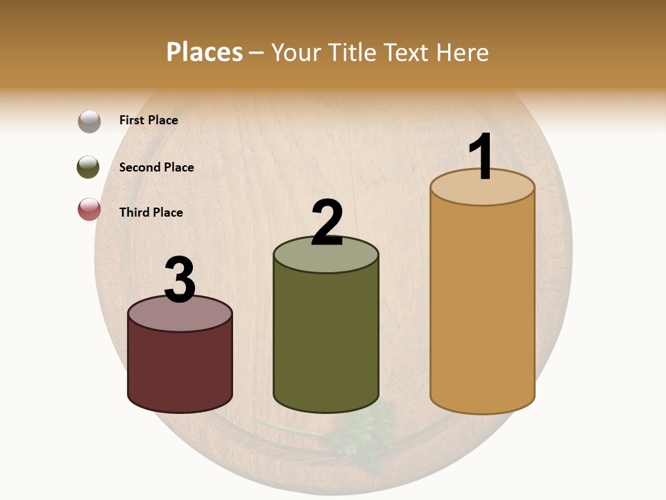 Herbs Assortment Wood PowerPoint Template