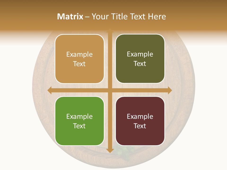 Herbs Assortment Wood PowerPoint Template