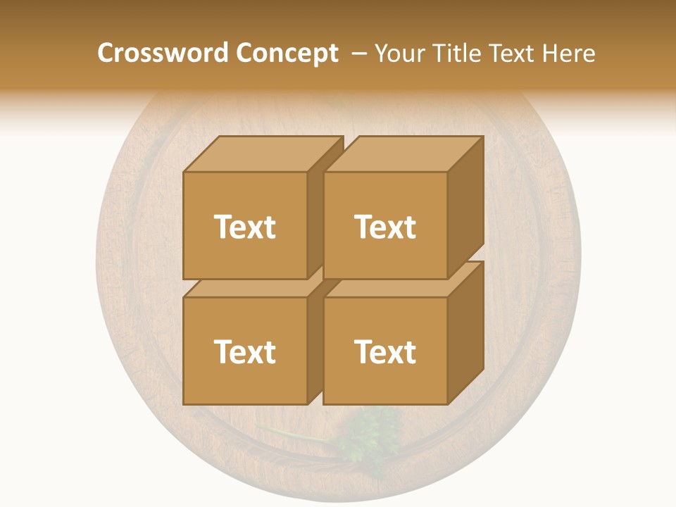 Herbs Assortment Wood PowerPoint Template